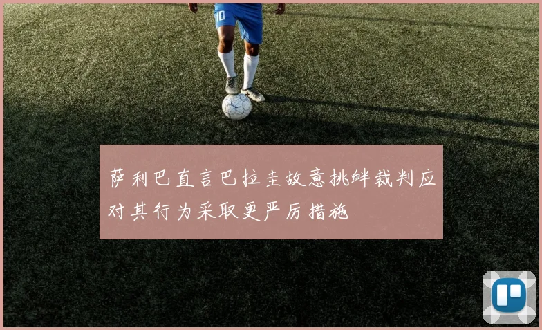 萨利巴直言巴拉圭故意挑衅裁判应对其行为采取更严厉措施